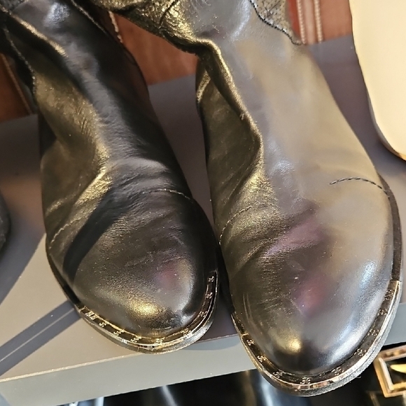 FABI Collection Black Leather Boots - Picture 8 of 8